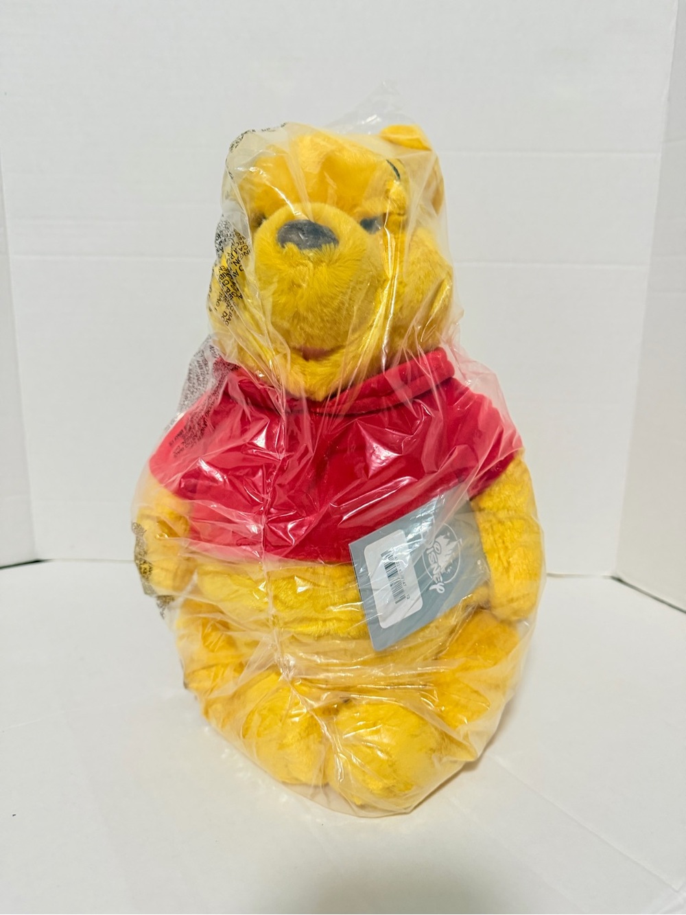 Disney Yellow Plush Bear with Red Shirt - Party Favor